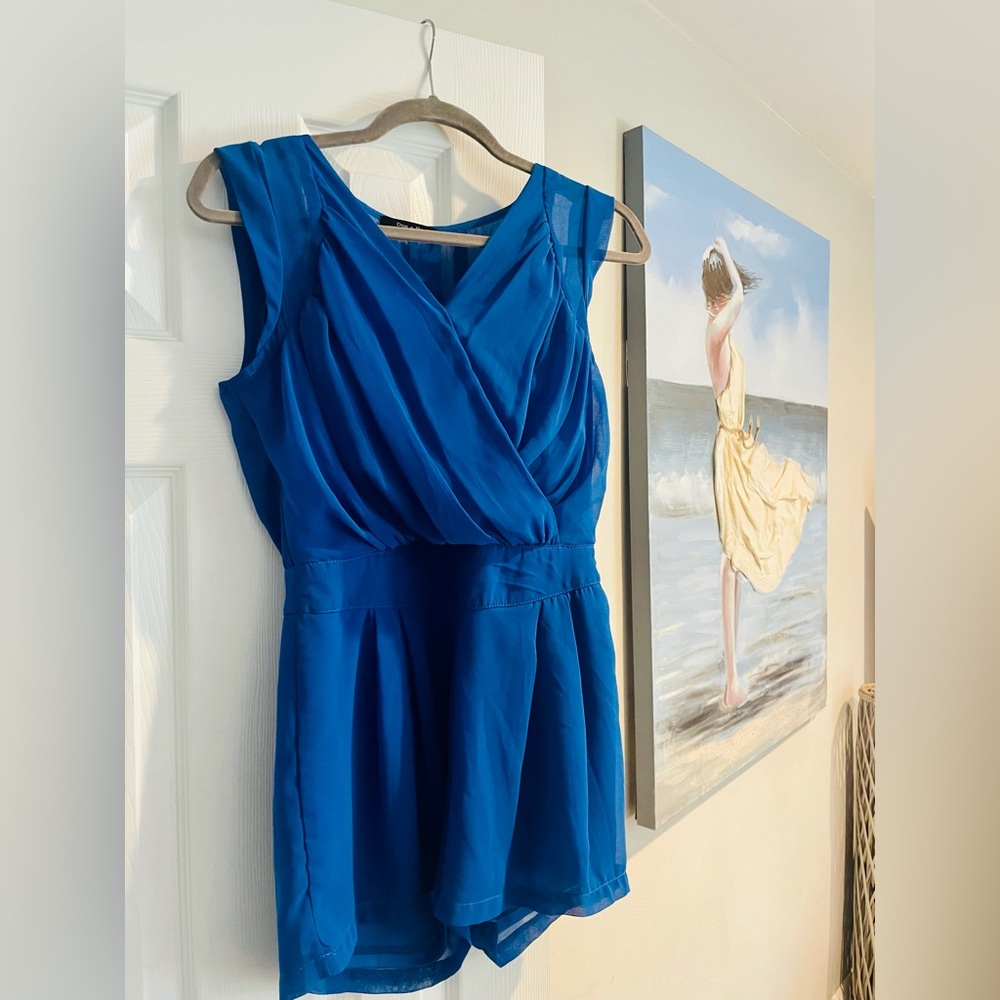 Vibrant Blue Romper